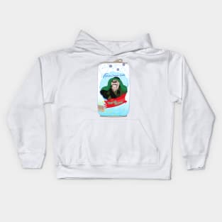 White cream Soda Kids Hoodie